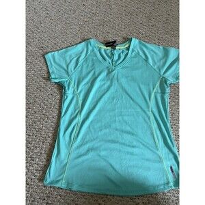 RBX Women's Blue‎ Athletic Polyester Stretch T-Shirt Size Medium